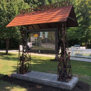 New Public Sculptures Reflect North Bennington History