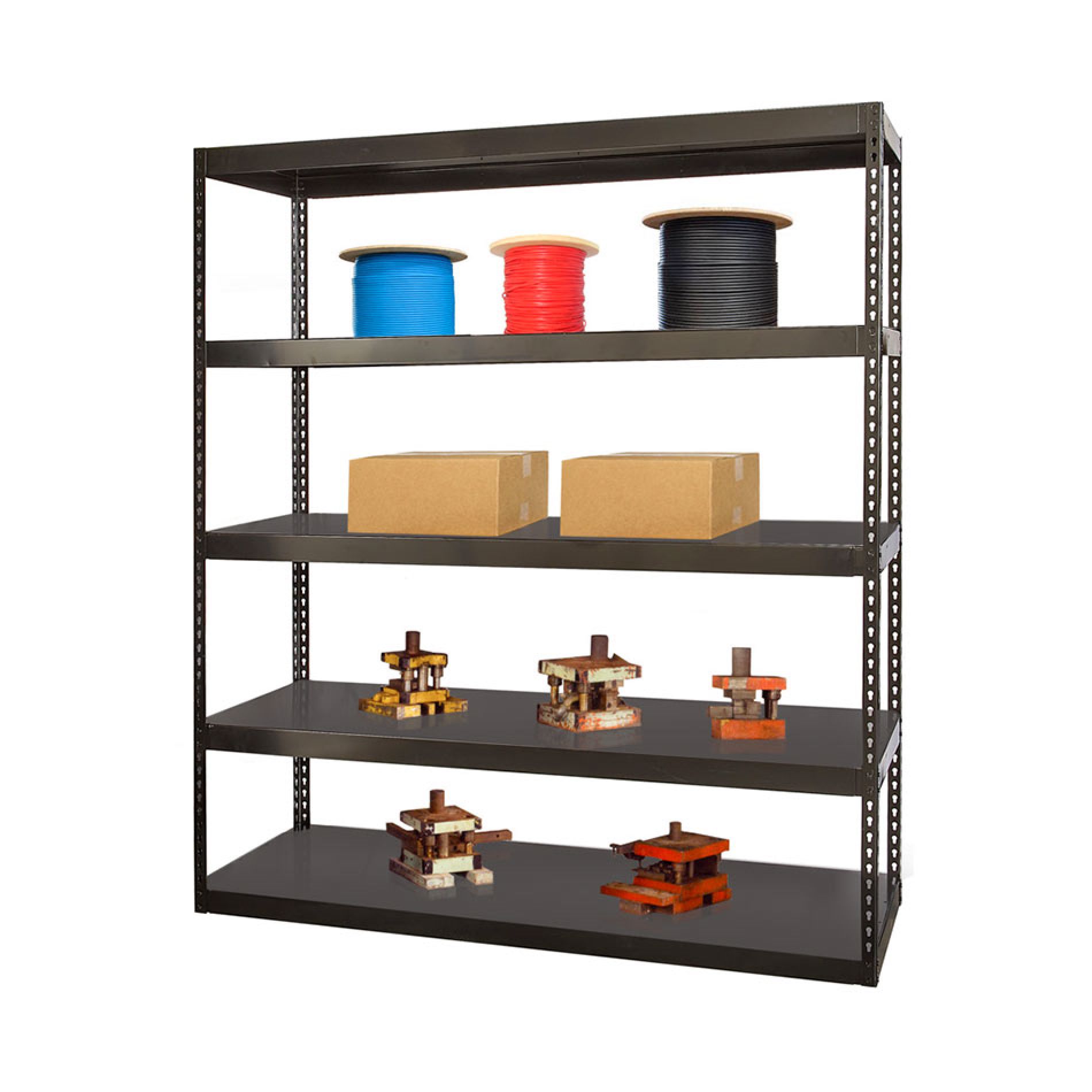 High-Capacity Reinforced Bolted Shelving