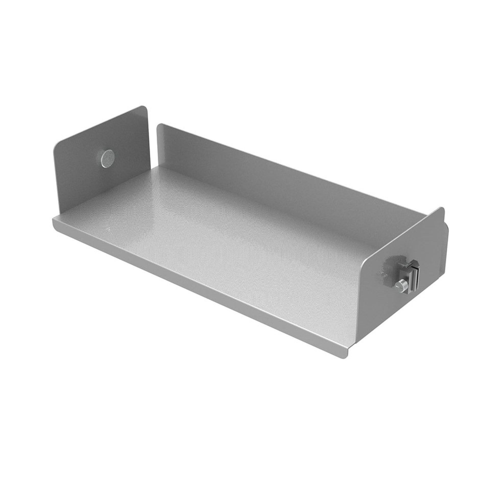 U-shaped aluminium shelf
