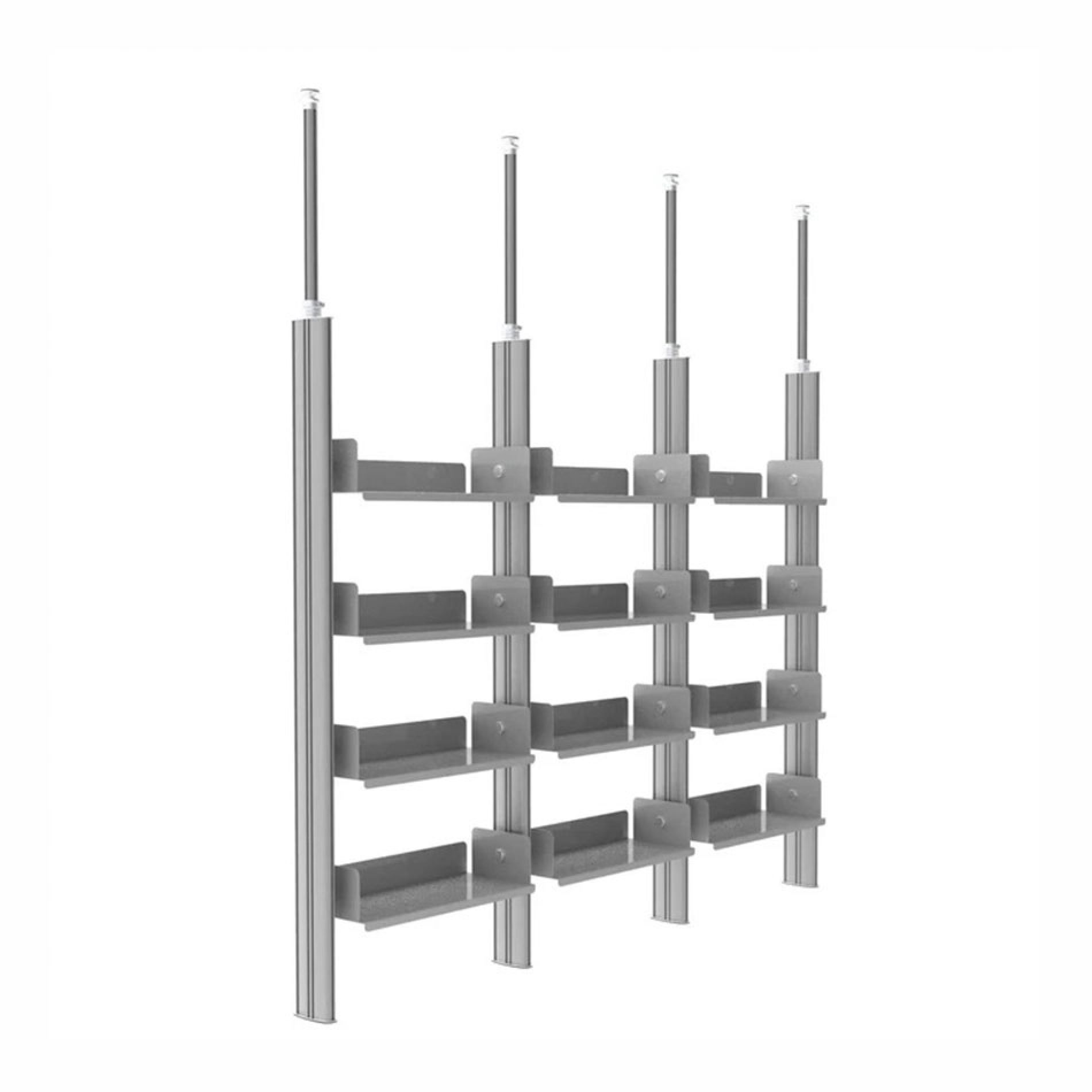 U-shaped aluminium shelf Gallery Image